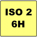 Ručný sadový závitník, M-metrický závit, DIN352, ISO2(6H), HSSE, (STN 223010)